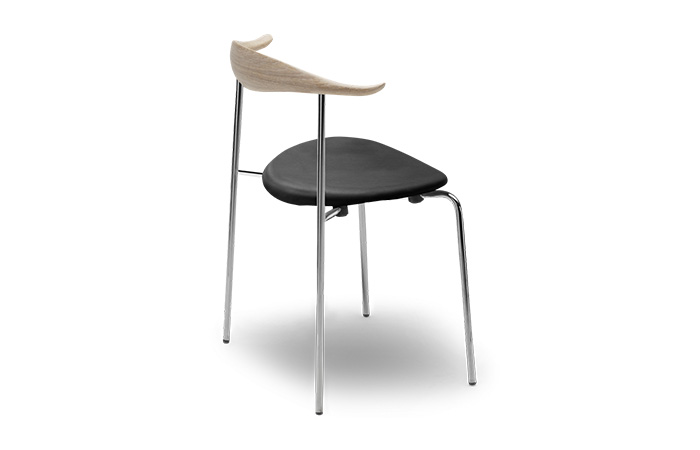 CH88P Chair upholstered oak soap Stainless steel CMHR loke 7150